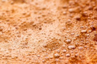 Makro fotoğraf yakın çekim kahve espresso köpük