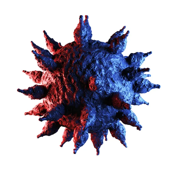 3d rendering of Dangerous coronavirus Sars Mers COVID-19 infezione illustrazione medica. Pandemia virale respiratoria 2020. — Foto Stock