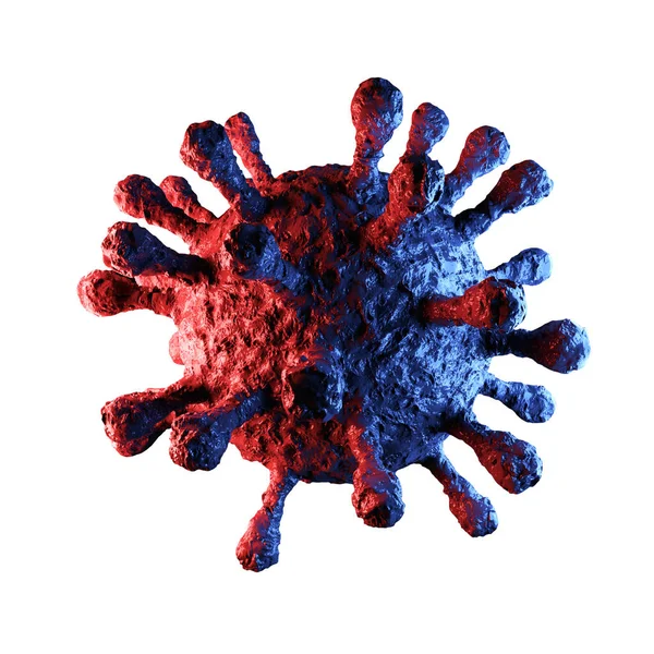 3d rendering of Dangerous coronavirus Sars Mers COVID-19 infezione illustrazione medica. Pandemia virale respiratoria 2020. — Foto Stock