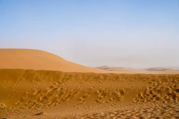 Sossusvlei Dune Dead Vlei Vento Soffiato Modelli Dune Arancioni Dissolvenza — Foto Stock