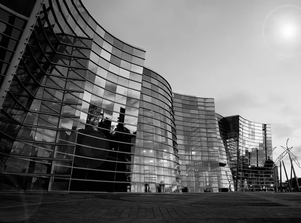 Igreja Nova Zelândia Outubro 2018 Exemplo Construção Arquitetura Moderna Vidro — Fotografia de Stock