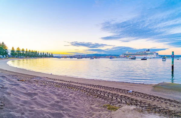 Mount Maunganui Zéland Február 2019 Dawn Nagy Óceánjáró Hajó Norvég — Stock Fotó