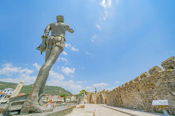 Fortificaciones del puerto medieval en Nafpaktos . — Foto de Stock