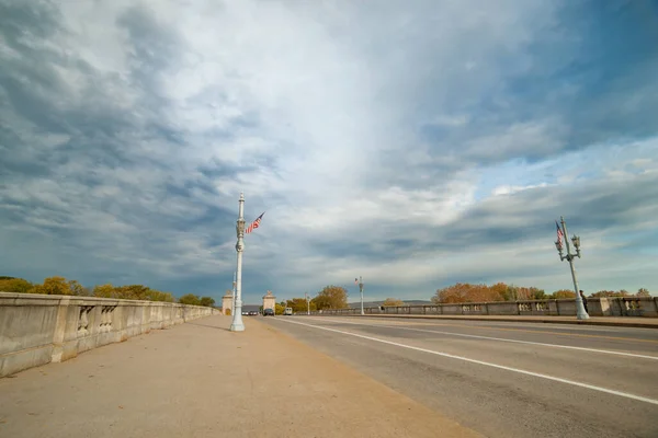 Breite Straße Über Die Wilkes Barre Market Street Bridge Pennsylvania — Stockfoto