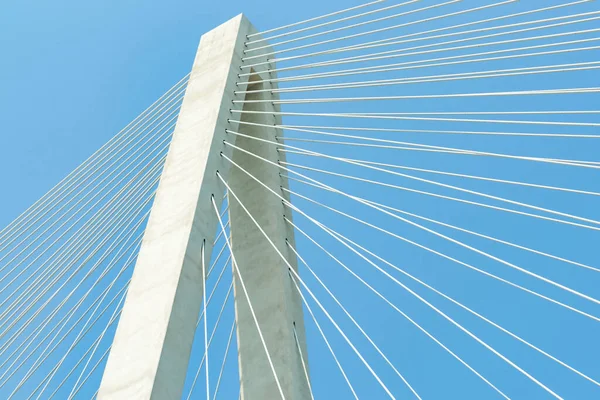 Strukturelle Abstraktion Der Brücke Des Veterans Memorial Über Den Mississippi — Stockfoto