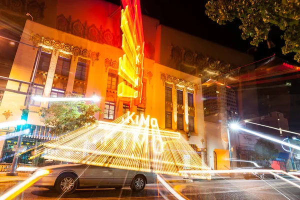 Albuquerque Novo México Eua Setembro 2015 Abstrato Zoom Blur Effect — Fotografia de Stock