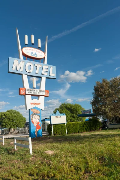 Seligman Usa September 20015 Wahrzeichen Stage Coach Motel Retro Stil — Stockfoto