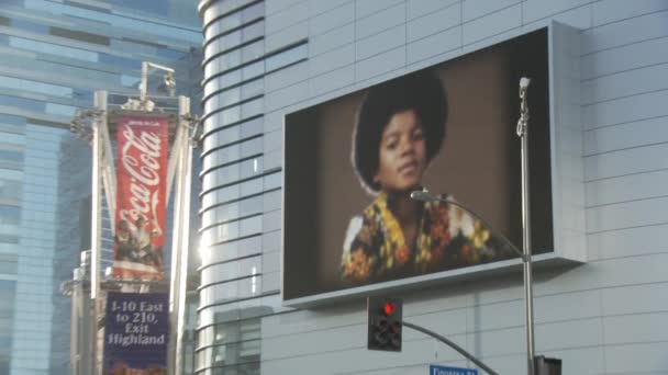 Jackson Memorial no Staples Center, Zooms — Vídeo de Stock