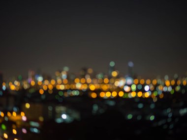 Bulanık etkisi şehir gece boken