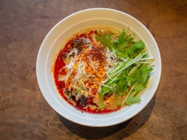 TONKOTSU Ramen kase, üstten görünüm