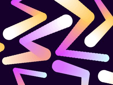 Degrade şekli. Modern renkli geometrik arka plan. Soyut 3d kompozisyon. Vektör çizim