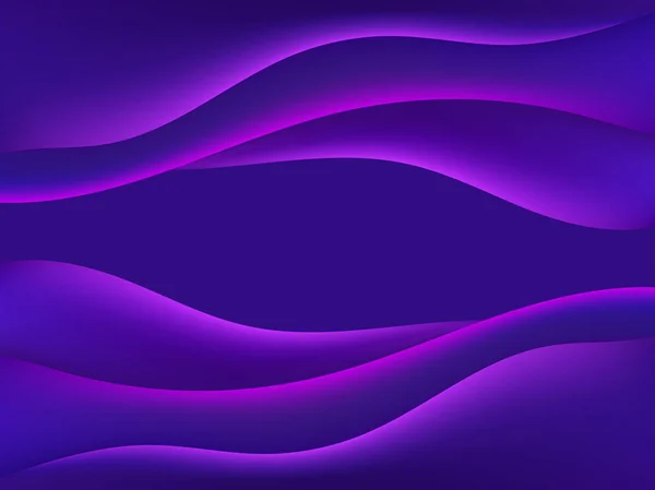 Flytande Gradient Våg Modern Abstrakt Bakgrund Affisch Design Dynamisk Effekt — Stock vektor