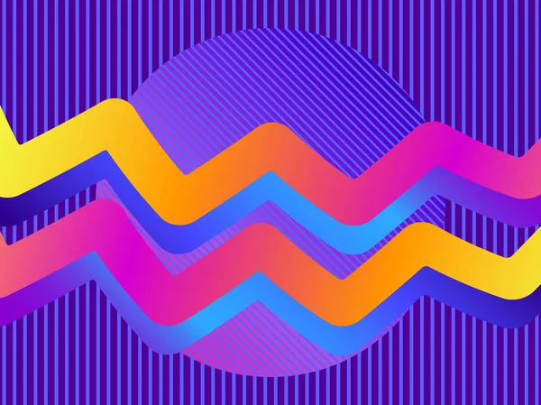 Onde Liquide Gradient Violet Contexte Tendance Moderne Synthwave Fond Futuriste — Image vectorielle