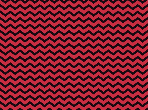 Zigzag Naadloze Patroon Met Zwarte Rode Kleur Abstracte Geometrische Achtergrond — Stockvector
