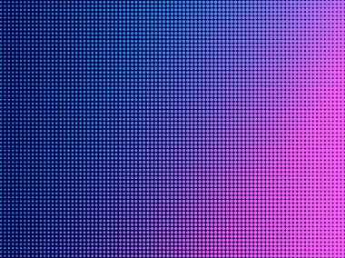 Pop art noktalar mor degrade, noktalı resim arka plan ile. Fütürizm arka plan. Retrowave. Vektör çizim