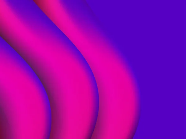 Fundo abstrato com ondas de gradiente violeta. Efeito dinâmico. Ilustração vetorial — Vetor de Stock