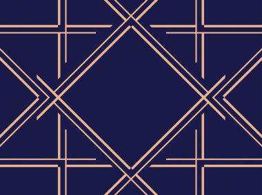 Art deco çerçeve. Klasik doğrusal sınır. Davetiyeler, broşürler ve tebrik kartları için bir şablon tasarla. 1920 'lerin ve 1930' ların tarzı. Vektör illüstrasyonu