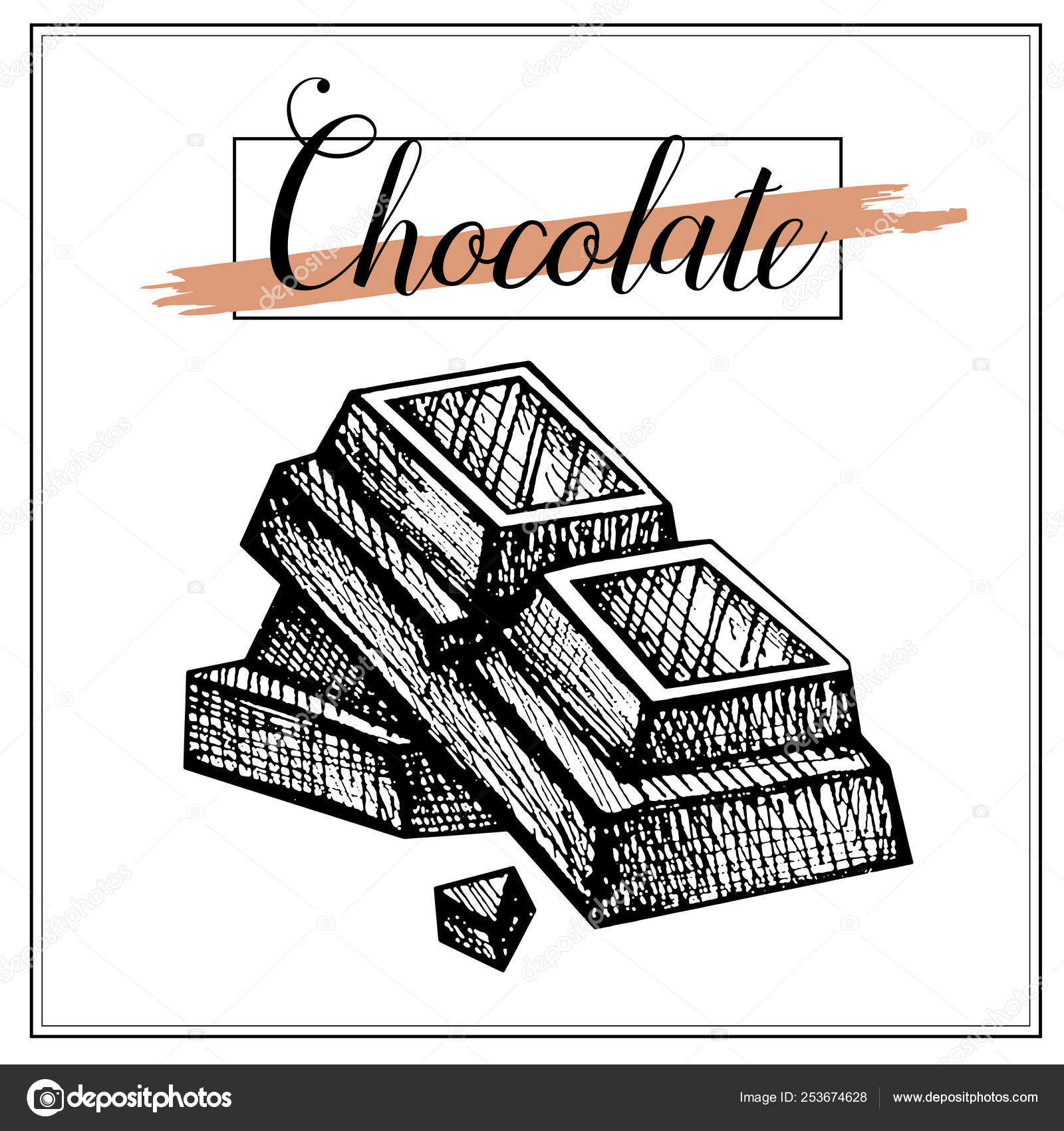 Chocolate Sketch PNG Images With Transparent Background | Free Download On  Lovepik