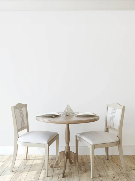 Comedor moderno. 3d renderizar . — Foto de Stock