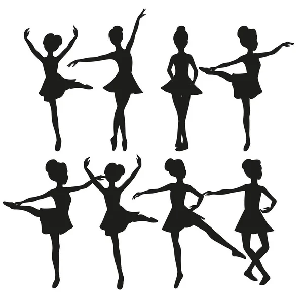 Φορέα Νέοι Μπαλέτου Χορευτής Διάρθρωσης Που — Διανυσματικό Αρχείο
