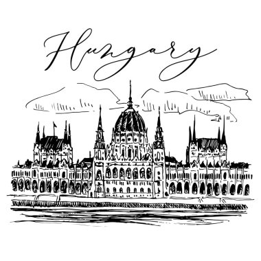 Parlament Palace In Budapest In Hungary