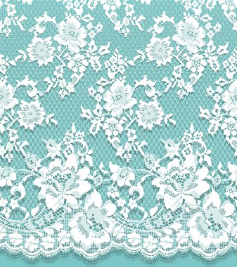 Beyaz dantel vektör Seamless modeli