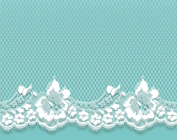 Beyaz dantel vektör Seamless modeli