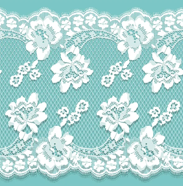 Beyaz dantel vektör Seamless modeli