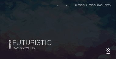 Koyu lekeli ve altın çizgileri olan gösterişli grunge pankartı. Geometrik çizgileri olan koyu soyut bir arkaplan. Vektör pankartı tasarımı. Vektör.