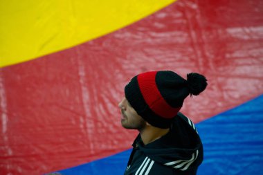 Kharkov / Ukrayna - 11.25.2018: üçüncü All-Ukraynaca Sambo Şampiyonası, Kharkov, Ukrayna 2018 açın 