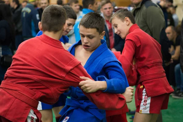 Kharkov Oekraïne 2018 Derde Open All Oekraïense Sambo Kampioenschappen Kharkov — Stockfoto