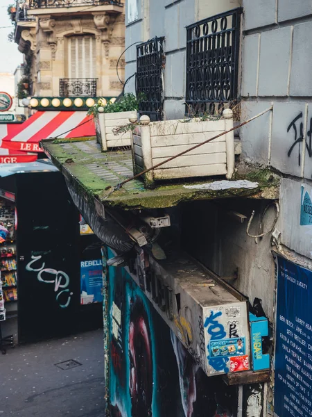 Paris France January 2017 Street Momartre District Paris — Stock Photo, Image