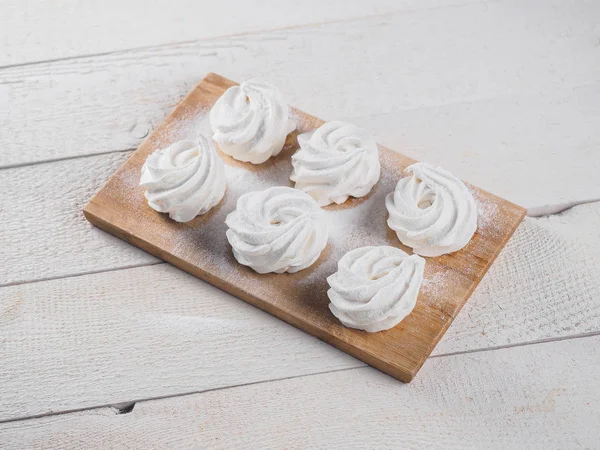 White Homemade Zephyr Wooden Board — Stock Photo, Image