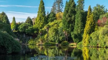 Sonbahar manzara Sheffield Park ve Bahçe. Uckfield, East Sussex, İngiltere, Birleşik Krallık