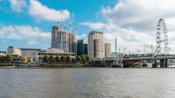 Reurbanización de Londons Shell Centre. El lapso de tiempo. Londres, Reino Unido . — Vídeos de Stock