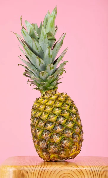 pineapple on a pink background