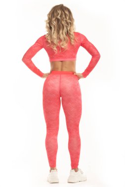 Güzel Ince Kadın Vücut. Fit Vücut, Yumuşak Cilt, Sıkı Kalça ve Sıkı Kalça ile Sağlıklı Kız Closeup. Eğitimli eşek.