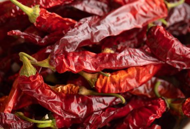 Kırmızı kırmızı kırmızı biber desenli arka plan.