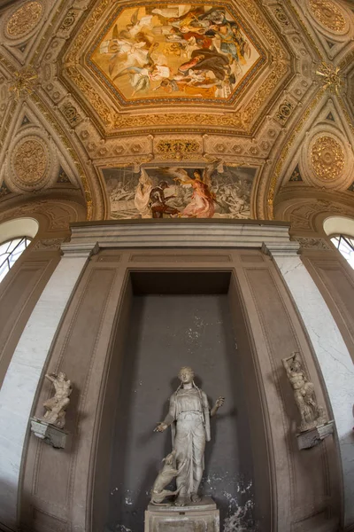 Teto no Vaticano, Cidade do Vaticano, Roma, Itália — Fotografia de Stock