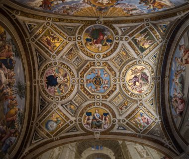 Vatikan'da tavan, Vatikan, Roma, İtalya