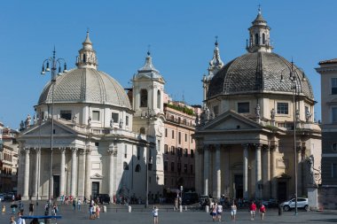 Piazza del popolo Roma İtalya