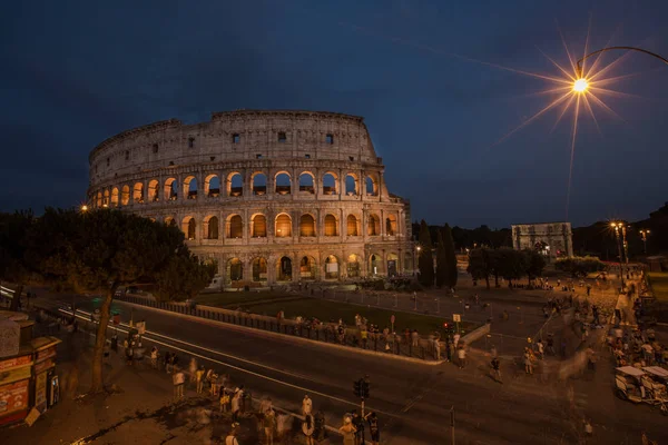 Νυχτερινή θέα της Ρώμης Ιταλία — Φωτογραφία Αρχείου