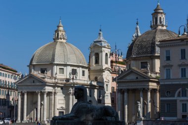 Piazza del popolo Roma İtalya