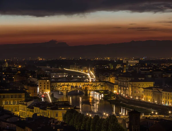 Paysage De Ville De Florence Avec Santa Maria Del Fiore