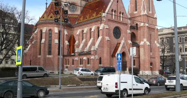 Iglesia en Budapest — Vídeo de stock