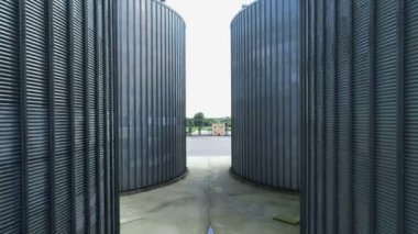 Yem fabrikası. Bileşik bitki besleme. Fabrika karma yemleri imalatı için.
