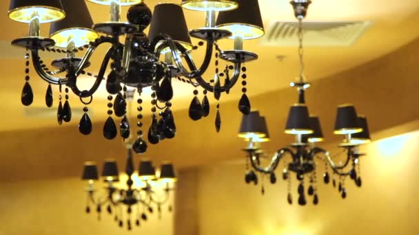 Interior Restaurant Restaurant Lighting Design Interior Design Restauran — Stock Video