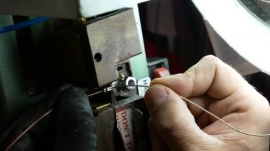 Manufacture of electrical harnesses for Mercedes cars E-class, A-class, S-class. Production of electrical cables in the car industry. 