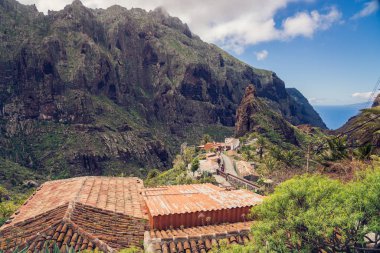 Masca, Tenerife. Muhteşem dağ köyü olarak da bilinen Avrupa Machu Picchu