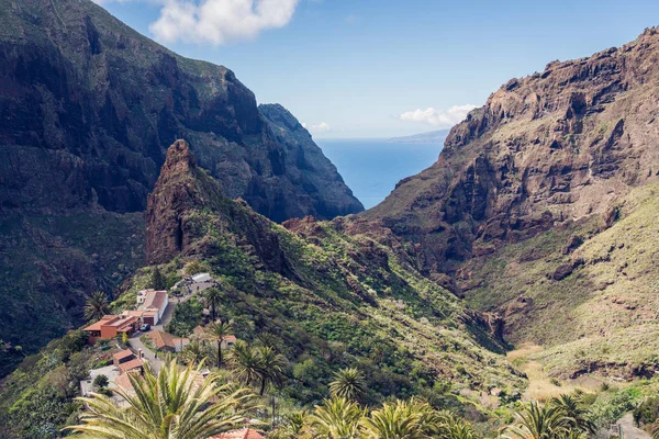 Masca Tenerife Increíble Pueblo Montaña También Conocido Como Europeo Machu —  Fotos de Stock